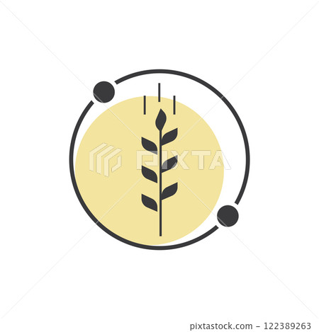 Wheat Logo icon 122389263