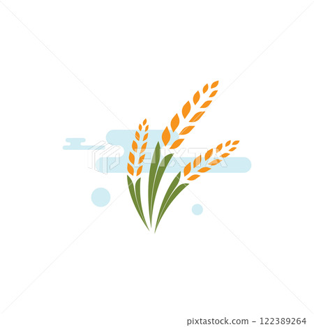 Wheat Logo icon 122389264