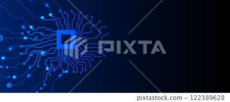 Circuit digital human brain technology concept Circuit digital human brain technology concept 122389628