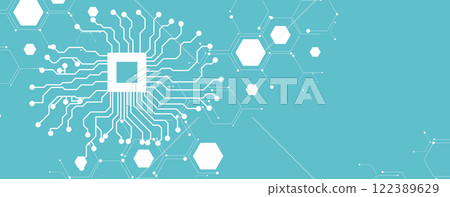 Circuit digital human brain technology concept Circuit digital human brain technology concept 122389629