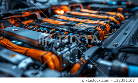 Image of an EV battery 122391108