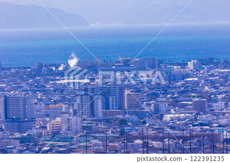 [靜岡縣] 從岩本山看富士市的工業區 122391235