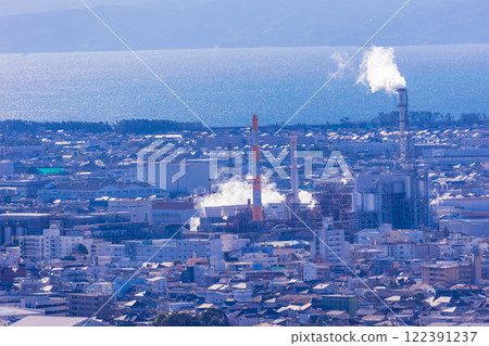 [靜岡縣] 從岩本山看富士市的工業區 122391237