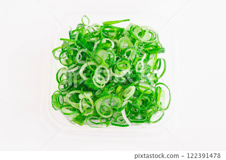 Packed Kujo green onions Packed Kujo green onions 122391478