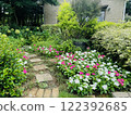 Before a round of golf, enjoy the colorful flowers blooming in the flower beds. 122392685