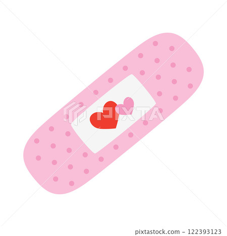 band aid with hearts 122393123