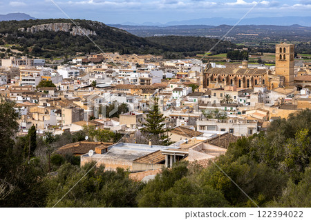Townscape of Felanitx, Majorca, Mallorca, Balearic Islands, Spain, Europe, with view to St Michael's church (Sant Miguel) Townscape of Felanitx, Majorca, Mallorca, Balearic Islands, Spain, Europe, with view to St Michael's church (Sant Miguel) 122394022