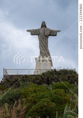 Statue of Cristo Rei, Canico, Madeira, Portugal 122394860