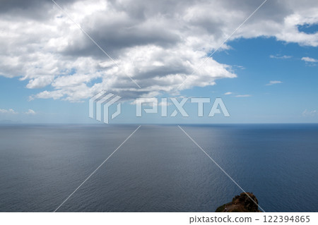 View on the Atlantic ocean, Canico, Madeira, Portugal 122394865