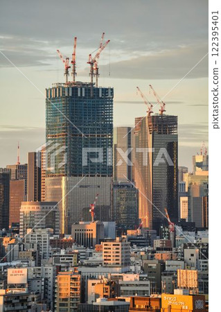 建設中的火炬塔 東京車站常盤橋項目 122395401