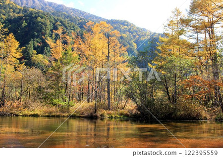 Kamikochi, Hotaka mountain range and Tashiro pond 122395559