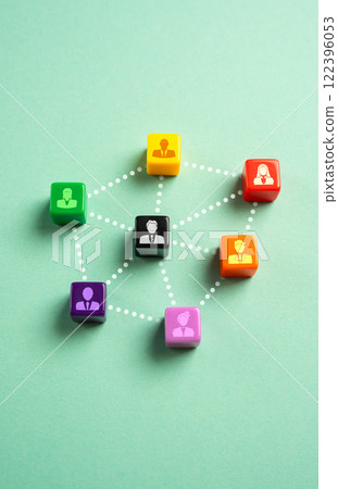 Business team members with their manager and subordinates. Cohesive business collaboration, efficiency, and shared success in modern workplaces. Business team members with their manager and subordinates. Cohesive business collaboration, efficiency, and shared success in modern workplaces. 122396053