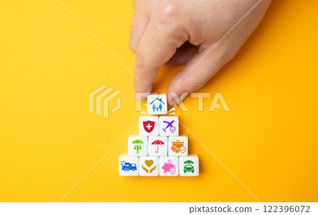 All types of insurance services and payments. Tailored insurance solutions. With increasing uncertainties, the demand for ensures financial security, peace of mind for individuals and businesses alike 122396072