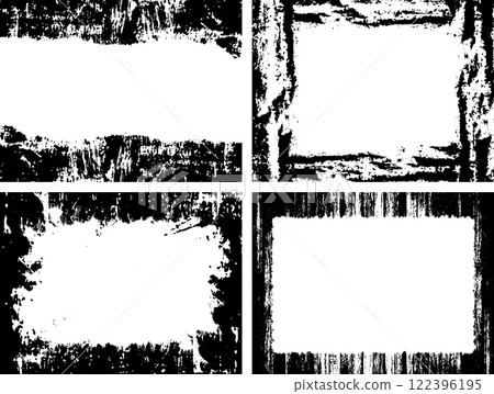 Black and white grunge. Distress overlay texture. Abstract surface dust and rough dirty wall background concept. Distress illustration simply place over object to create grunge effect. Vector EPS10. 122396195