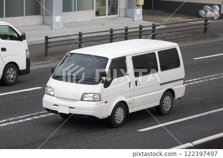 Wagon car road driving Wagon car road driving 122397497