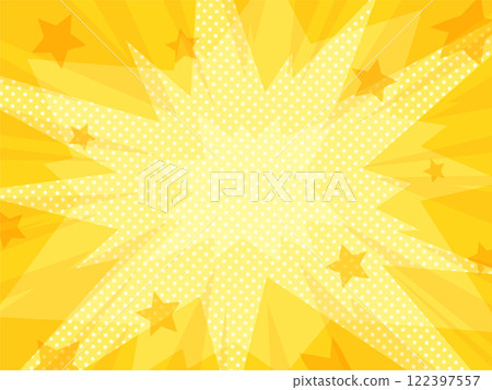 帶有分散爆炸光和stars_yellow的簡單背景圖 122397557
