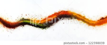 Wavy Spice Gradient 122398039