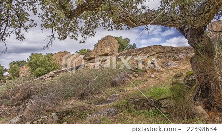 Protected Landscape Monte Valcorchero y Sierra del Gordo, Caceres, Spain 122398634