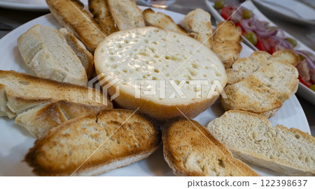 Torta del Casar Cheese 122398637