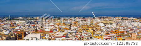 Seville Panoramic Cityview from Seville Cathedral, Spain 122398758