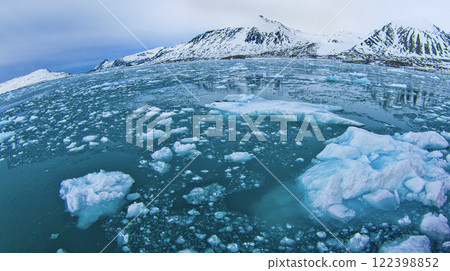 Drift floating Ice, Arctic 122398852