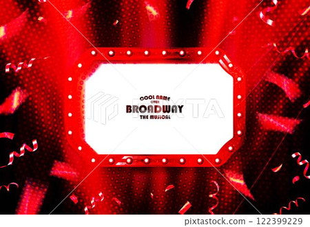 Night show realistic background 122399229