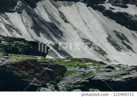 beautiful mauntain landscape in Italian Dolomites Alps. Passo Pordoi. South Tyrol. Italy 122400151