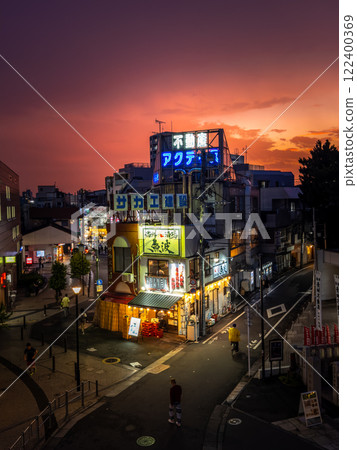 Shiinamachi Station iconic restaurant in Toshima, Tokyo, Japan 122400369