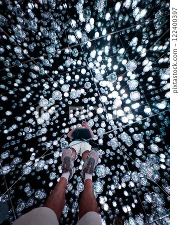 Temalbas Borderless art light installation and illumination in Aomi, Tokyo, Japan 122400397