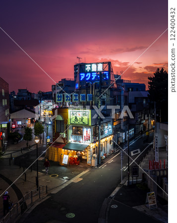 Shiinamachi Station iconic restaurant in Toshima, Tokyo, Japan 122400432