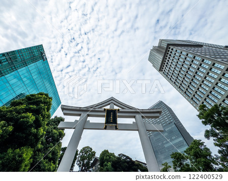 Hie Shrine Shinto shrine in Nagatacho, Chiyoda, Tokyo, Japan Hie Shrine Shinto shrine in Nagatacho, Chiyoda, Tokyo, Japan 122400529