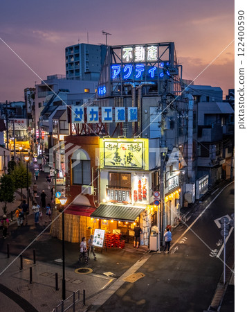 Shiinamachi Station iconic restaurant in Toshima, Tokyo, Japan 122400590