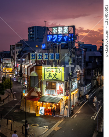 Shiinamachi Station iconic restaurant in Toshima, Tokyo, Japan 122400602