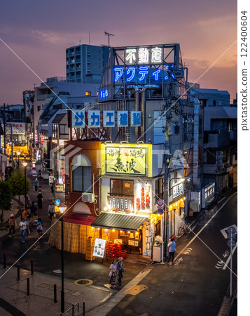 Shiinamachi Station iconic restaurant in Toshima, Tokyo, Japan 122400604