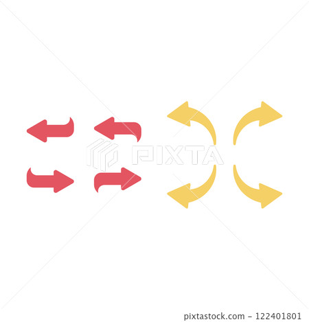 彎曲的箭頭 彎曲的箭頭 122401801