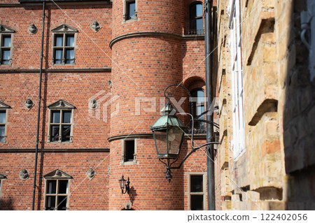 Castle of Vallo, Denmark on a sunny summer day. 122402056