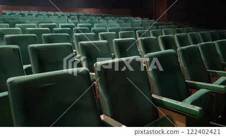 The back row of seats has a slightly elevated view ensuring everyone has a clear sightline to the stage 122402421