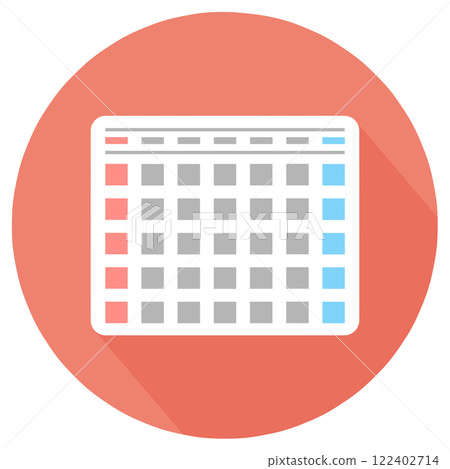 Calendar icon Calendar icon 122402714
