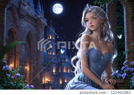 穿裙子的公主 122402862