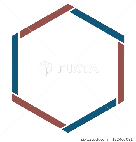 多邊形框架 多邊形框架 122403081