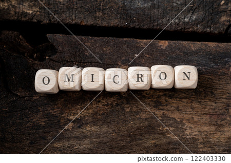 Coronavirus Omicron variant conceptual image Coronavirus Omicron variant conceptual image 122403330