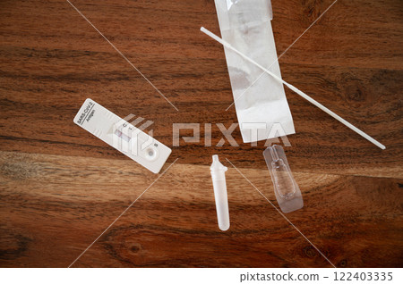 Rapid home self test kit for covid19 122403335