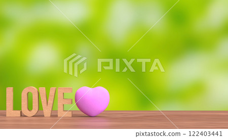 The Love and heart for valentines or romantic concept 3d rendering. The Love and heart for valentines or romantic concept 3d rendering. 122403441