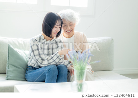 Grandma and grandson Smaho 122404611