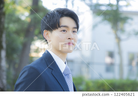 A man in a suit A man in a suit 122405621