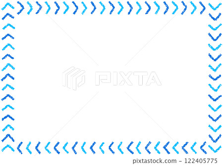 手繪蠟筆素材背景框 122405775