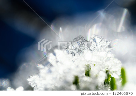 Snowflakes and Ice Sculptures 122405870