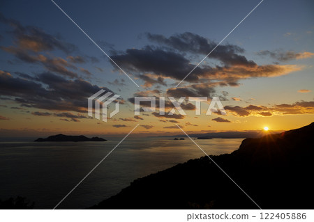 Islands and sunset seen from Minami Awa Observatory Islands and sunset seen from Minami Awa Observatory 122405886