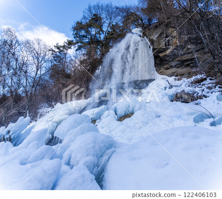 茅野市 蓼科高原 橫谷 少女瀑布 冰瀑 122406103