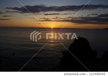 Awaji Island Sumoto Hakkei at sunrise 122406505
